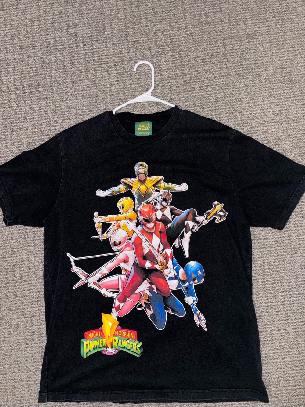 Black Power Rangers Graphic Short-Sleeve Tee